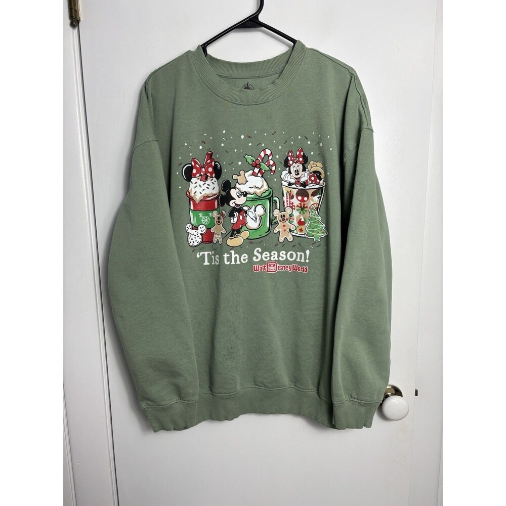 Walt Disney World Tis The Season Christmas Holiday Pullover Sweatshirt 2XL 2025